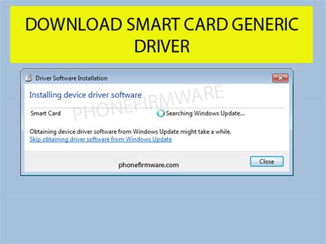 Generic smart card driver 